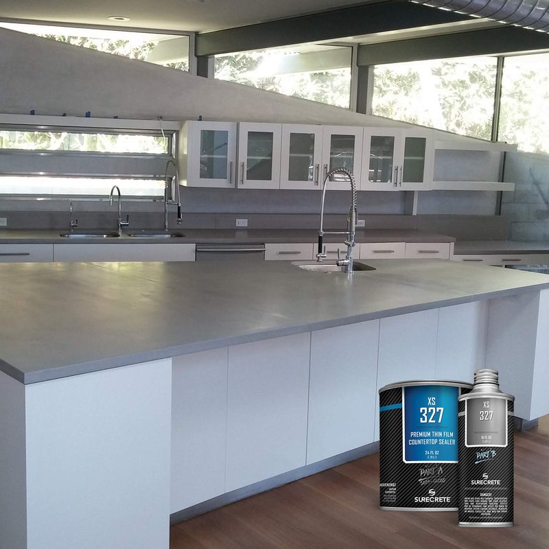 Surecrete Concrete Countertop Sealer XS-327 Semi-Gloss Food Safe Sealer Water Based - Image 4
